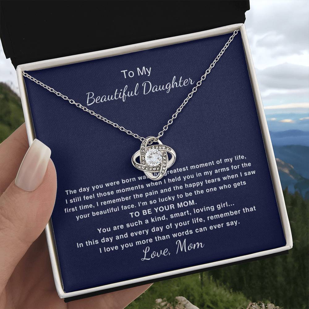 Gift for Daughter From Mom, Daughter Mother Necklace, Daughter Gift From Mom, to My Daughter, Daughters Birthday, Unique, Grown Up Daughter
